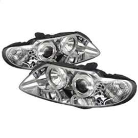 Spyder Pontiac GTO 04-06 Projector Headlights LED Halo LED Chrome High H1 Low H1 PRO-YD-PGTO04-HL-C