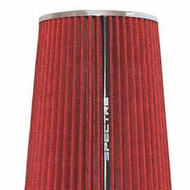 Spectre Adjustable Conical Air Filter 9-1/2in. Tall (Fits 3in. / 3-1/2in. / 4in. Tubes) - Red