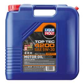 LIQUI MOLY 20L Top Tec 4200 New Generation Motor Oil SAE 5W30