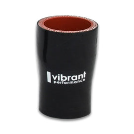 Vibrant 4 Ply Reducer Coupling 1.25in x 1.50in x 3in Long (BLACK)