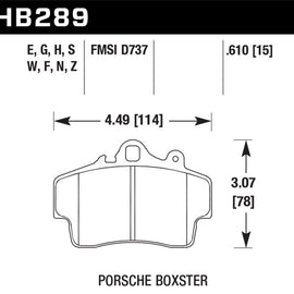 Hawk Performance Ceramic Street Brake Pads