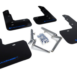 Rally Armor 17-22 Honda Civic Type R Black UR Mud Flap w/Blue Logo