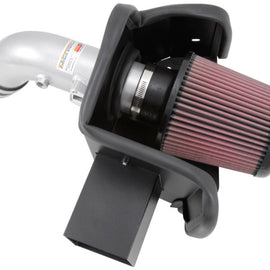 K&N 69 Series Typhoon Performance Intake Kit - Silver for 13-14 Nissan Altima 2.5L L4