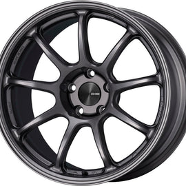 Enkei PF09 18x9.5 5x114.3 40mm Offset 75mm Bore Dark Silver Wheel