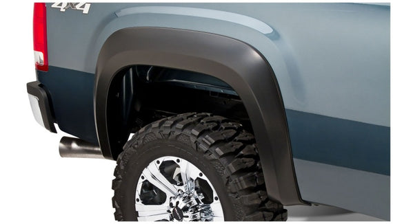 Bushwacker 07-13 GMC Sierra 1500 Fleetside Extend-A-Fender Style Flares 2pc 69.3in Bed - Black