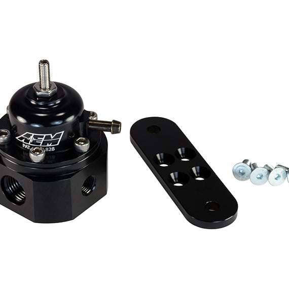 AEM Universal Black Adjustable Fuel Pressure Regulator