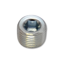 Vibrant 1/8in NPT Male Plug for EGT weld bung - Zinc Plated Mild Steel