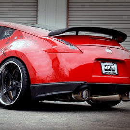 HKS 09+ 370z Dual Hi-Power Titanium Tip Catback Exhaust (requires removal of emissions canister shie