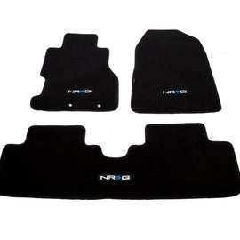 NRG Floor Mats - 02-03 Honda Civic Si 3DR Coupe (NRG Logo) - 3pc.