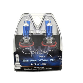 Hella Optilux XB Extreme Type H11 12V 80W Blue Bulbs - Pair