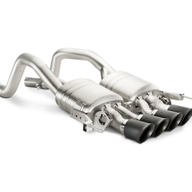 Akrapovic 14-17 Chevrolet Corvette Z06 (C7) Slip-On Line (Titanium) w/ Carbon Tips