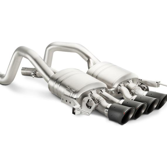 Akrapovic 14-17 Chevrolet Corvette Z06 (C7) Slip-On Line (Titanium) w/ Carbon Tips
