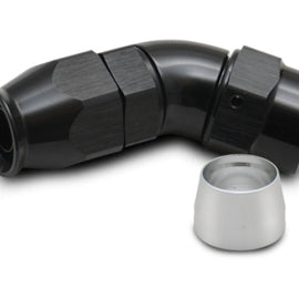 Vibrant -10AN 45 Degree Hose End Fitting for PTFE Lined Hose