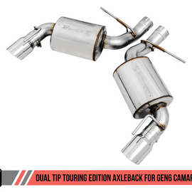 AWE Tuning 16-18 Chevrolet Camaro SS Axle-back Exhaust - Touring Edition (Chrome Silver Tips)