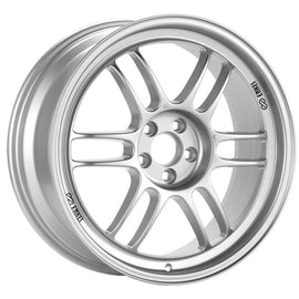 Enkei RPF1 16x7 4x100 43mm Offset 73mm Bore Silver Wheel  Miata 4-Lug / 02-06 Mini /  Honda & Acura
