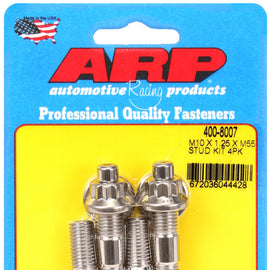ARP M10 x 1.25 x 55mm Broached 4 Piece Stud Kit