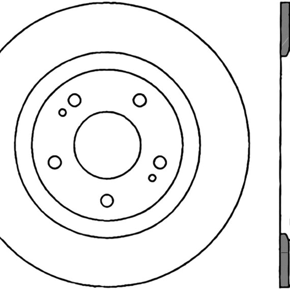 StopTech Slotted & Drilled Sport Brake Rotor