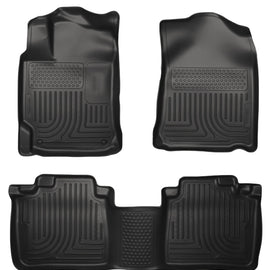 Husky Liners 10-13 Lexus RX350/RX450h WeatherBeater Black Front & 2nd Seat Floor Liners