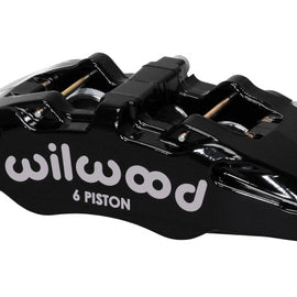 Wilwood Caliper-Forged Dynapro 6 5.25in Mount-L/H 1.62/1.38in/1.38in Pistons .38in Disc