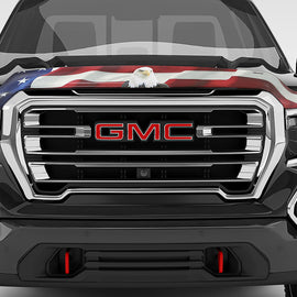 Stampede 1999-2002 Chevy Silverado 2500 Vigilante Premium Hood Protector - Flag