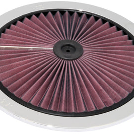 K&N X-Stream Top Filter X-Stream 14 inch OD Chrome