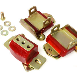 Energy Suspension 67-72 Camaro/64-72 Chevelle/63-82 Corvette Red Zinc 2 Engine & 1 Trans Mount Set