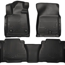 Husky Liners 12-13 Toyota Tundra Weatherbeater Black Front & 2nd Seat Floor Liners