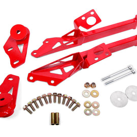 BMR Suspension 15-18 Ford Mustang S550 IRS Subframe Support Brace (Red)