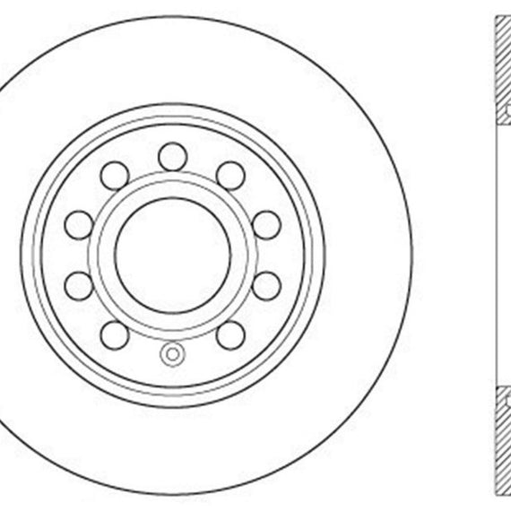 StopTech Slotted & Drilled Sport Brake Rotor