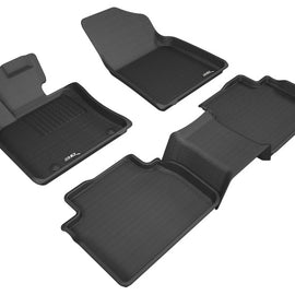 3D MAXpider 2018-2020 Toyota Camry Kagu 1st & 2nd Row Floormats - Black