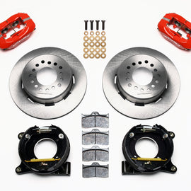 Wilwood Forged Dynalite P/S Park Brake Kit Red Chevy C-10 2.42 Offset 5-lug