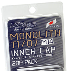 Project Kics M14 Monolith Cap - Black (Only Works For M14 Monolith Lugs) - 20 Pcs