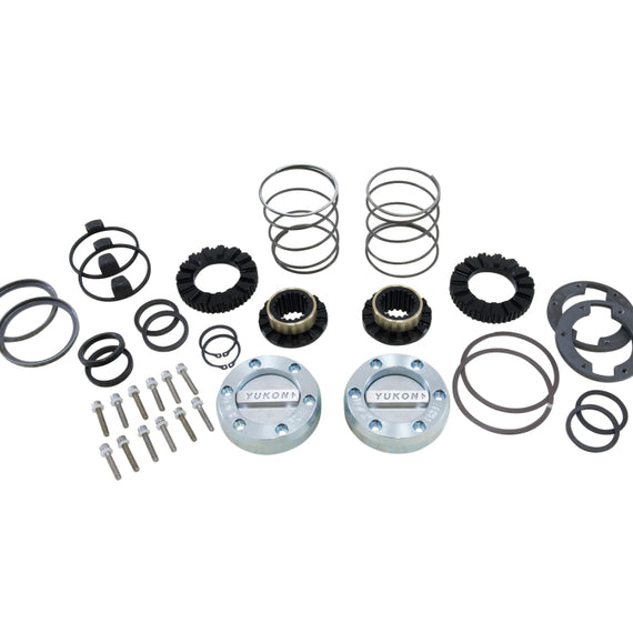 Yukon Gear Hardcore Locking Hub Set For GM 8.5in Front & Dana 44 / 19 Spline