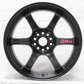 Gram Lights 57DR 19x9.5 +25 5-112 Semi Gloss Black Wheel