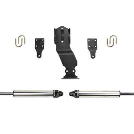 Fabtech 19-20 Ford F450/F550 4WD Dual Steering Stabilizer System w/DL 2.25 Shocks