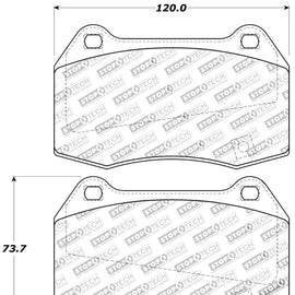 StopTech Performance 02-07 350z/G35 w/ Brembo Front Brake Pads