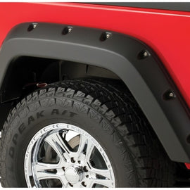 Bushwacker 15-17 Ford F-150 Styleside Pocket Style Flares 2pc 67.1/78.9/97.6in Bed - Black