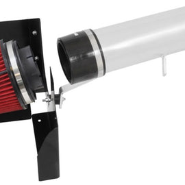 Spectre 99-07 GM Truck V8-4.8/5.3/6.0L F/I Air Intake Kit - Clear Anodized w/Red Filter