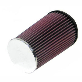 K&N Universal Chrome Filter 4 inch FLG / 5 3/8 inch Bottom / 4 1/2  inch Top / 8 inch Height