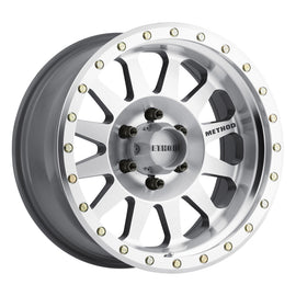 Method MR304 Double Standard 17x8.5 0mm Offset 6x135 94mm CB Machined/Clear Coat Wheel