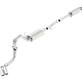 Borla 15-16 Ford F-150 3.5L EcoBoost Ext. Cab Std. Bed Catback Exhaust S-Type Truck Side Exit