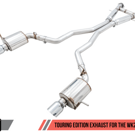 AWE Tuning 2020 Jeep Grand Cherokee SRT Touring Edition Exhaust - Chrome Silver Tips