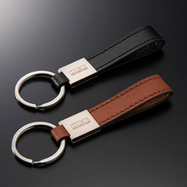 HKS HKS LEATHER KEYRING BLACK