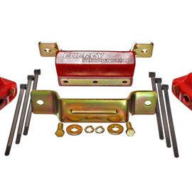 Energy Suspension 88-94 GM Blazer 4WD K Series Red Motor and Transmision Mounts; Zinc Finish