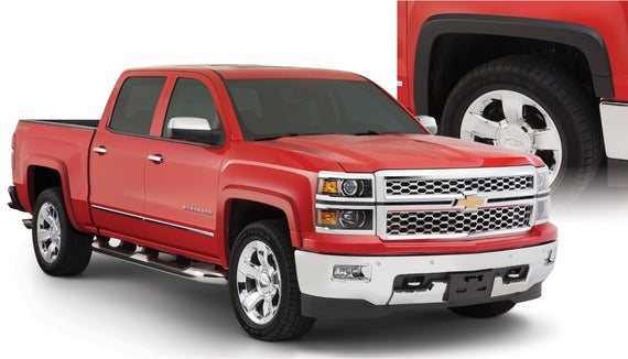 Bushwacker 15-18 Chevy Silverado 2500 HD Fleetside OE Style Flares 4pc 78.8/97.8in Bed - Black