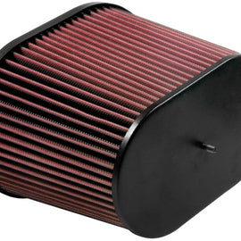 K&N Universal Air Filter - Oval Straight - 3.688in Flange ID x 10.25in Base O/S Length x 7.875in H