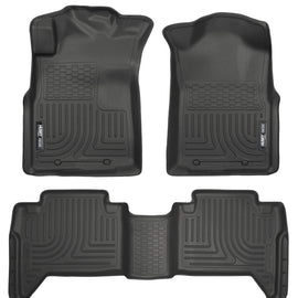 Husky Liners 05-13 Toyota Tacoma WeatherBeater Combo Black Floor Liners