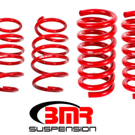 BMR 15-17 S550 Mustang Handling Version Lowering Springs (Set Of 4) - Red