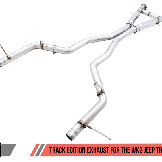 AWE Tuning 2020 Jeep Grand Cherokee SRT/Trackhawk Track Edition Exhaust - Use w/Stock Tips