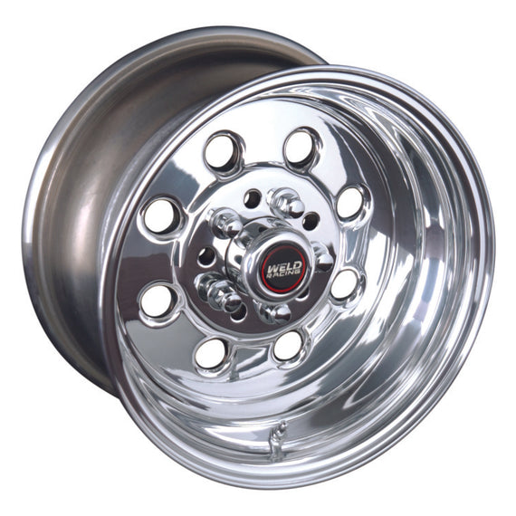 Weld Draglite 15x8 / 5x4.5 & 5x4.75 BP / 4.5in. BS Polished Wheel - Non-Beadlock